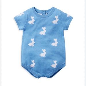 Janie And Jack Baby Boy's Bunny Knit Bodysuit For Kids l